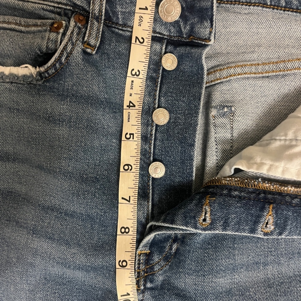 Re/Done 70’s Ultr High Rise Stove Pipe Jeans - Picture 5 of 8